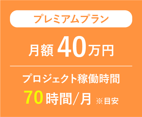 プレミアムプラン/月額 40 万円