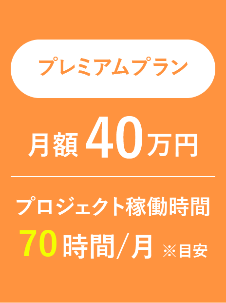 プレミアムプラン/月額 40 万円